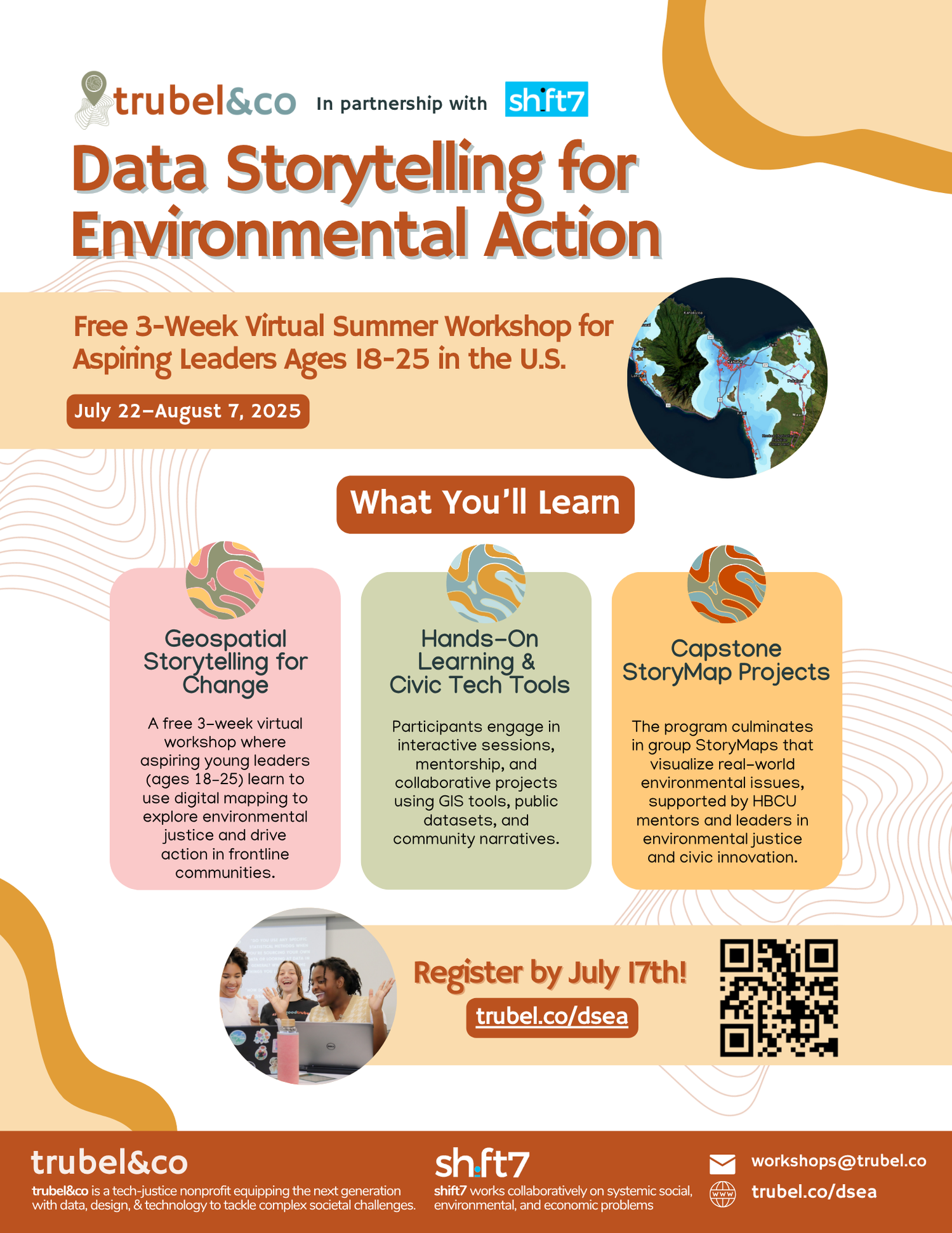 Data Storytelling for Environmental Action workshop flyer