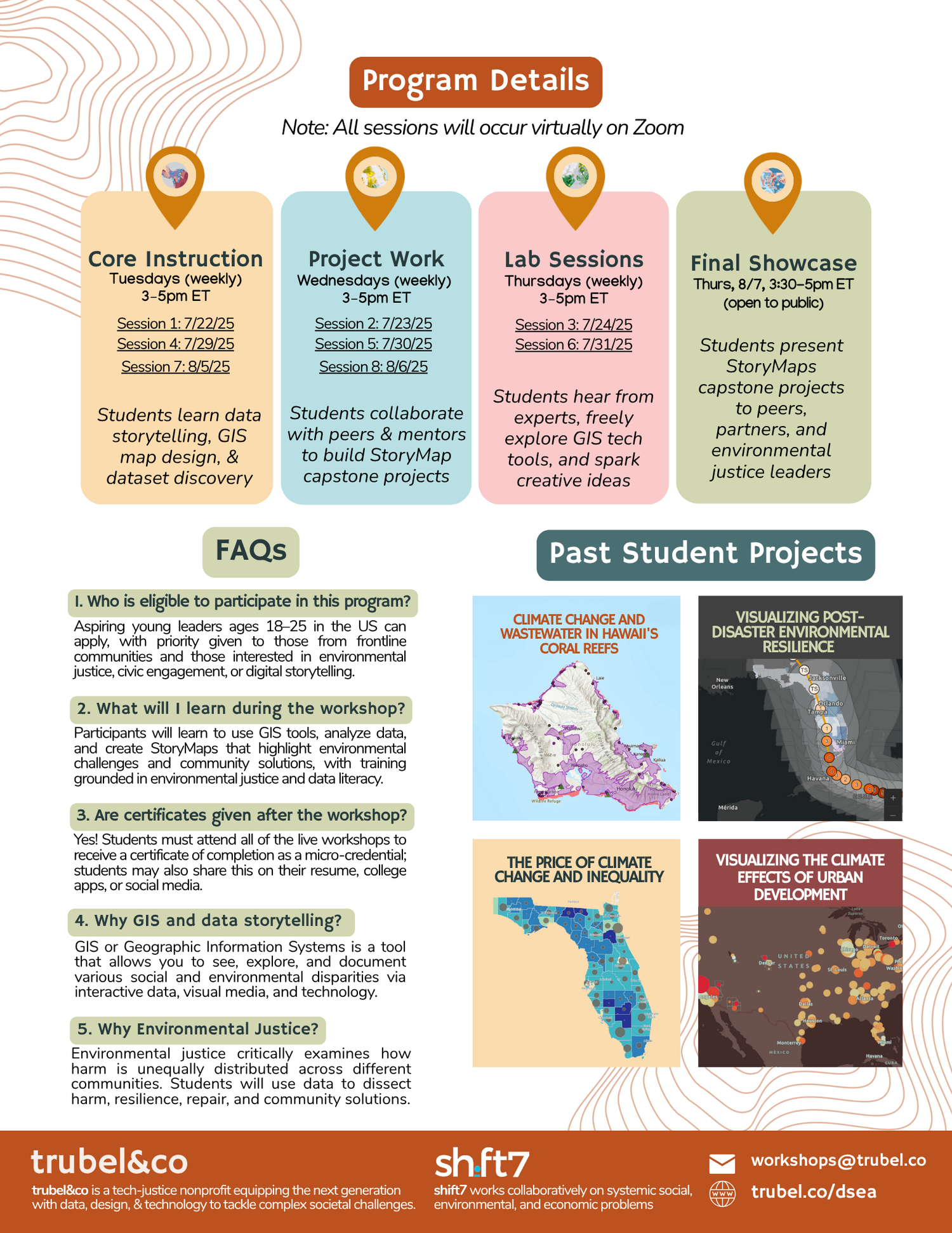 Data Storytelling for Environmental Action student projects