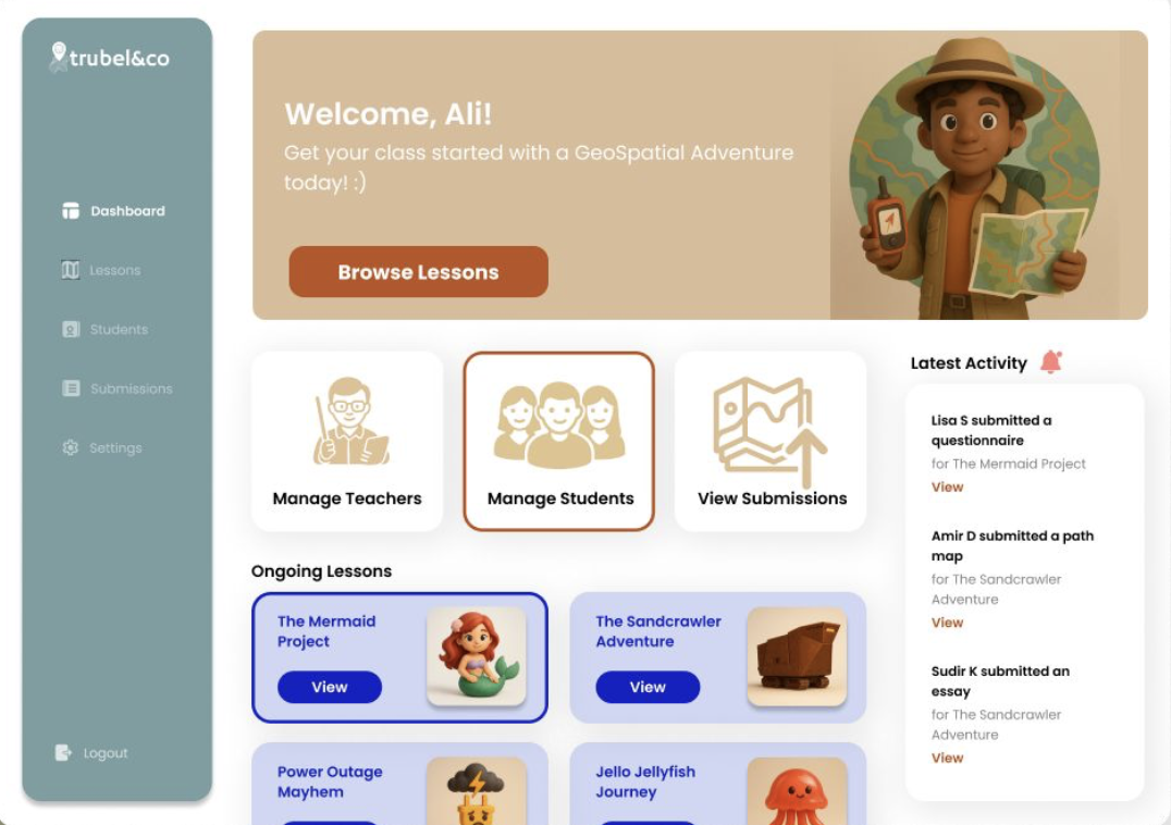 Civicscape geospatial lessons website