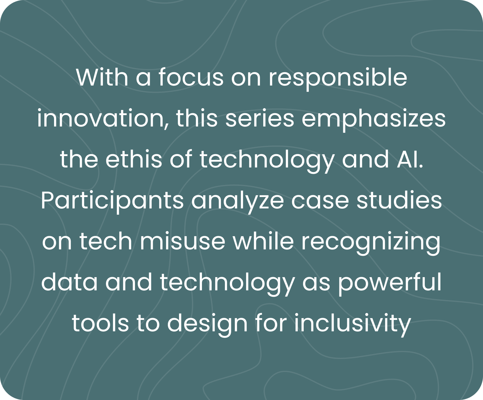 Race, Power, and Technology workshop details